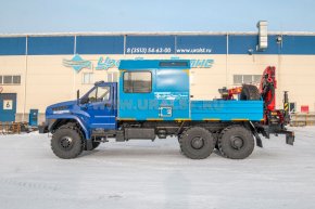 Автофургон АРОК с КМУ ИМ-150N УСТ 5453 Урал 4320-74Е5Г38 NEXT