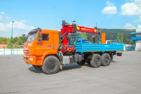  Бортовой поворотным ТПВ коником с КМУ ИТ-150 (тросовый) УСТ 54531J Камаз 43118-3027-50