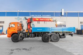 Контейнеровоз с КМУ ИТ-150 (тросовый) УСТ 5453 Камаз 43118