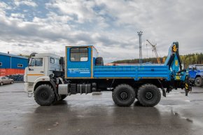 Автофургон ГПА 4+2 откр. с КМУ ИМ-150 УСТ 5453 Камаз 43118-50