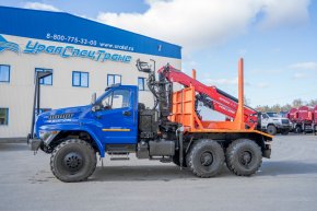Лесовоз с манипулятором ВМ10-86 УСТ 5453 Урал NEXT 5557-6151-72