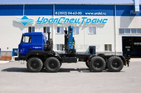 Седельный тягач Урал 532362-70 с краном-манипулятором ИМ-320