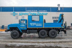 Грузопассажирский автомобиль ГПА 6+2 откр. с КМУ ИМ-95 УСТ 5453 Урал 4320Е5 