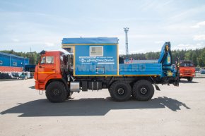 ПАРМ с КМУ ИМ-150 УСТ 5453 Камаз-43118-50