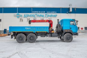 Автомобиль бортовой с КМУ ИТ-80 (тросовый) УСТ 5453PH Урал 4320-80Е5 сп.м