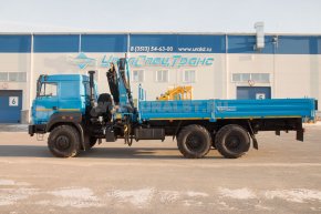 Бортовой контейнеровоз Урал 4320-82Е5 c КМУ ИМ-240