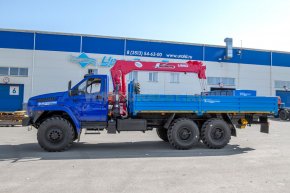 Автомобиль бортовой с КМУ UNIC UR-V554 УСТ 5453 Урал NEXT 4320-72Е5