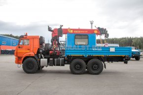 Контейнеровоз с КМУ ИТ-150 (тросовый) УСТ 54531J Камаз 43118-50 сп.м