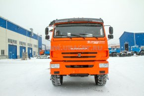 Седельный тягач с КМУ DongYang SS1956 УСТ 5453 Камаз-43118-50