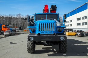 Бортовой с КМУ Kanglim KS1256 (тросовый) УСТ 5453 Урал 5557-60