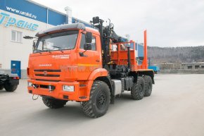 Лесовоз с манипулятором VPL100-76L УСТ 5453 Камаз-43118