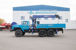 Бортовой с КМУ DongYang SS1956 (тросовый) УСТ 5453 Урал 5557-60Е5 