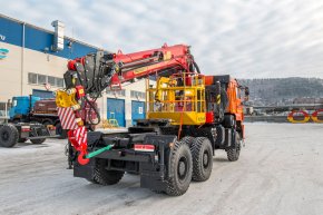 Седельный тягач с КМУ ИТ-200 УСТ 5453 Камаз 6522RG