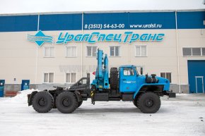 Седельный тягач с КМУ ИМ-180 УСТ 5453 Урал 4320-1951-60